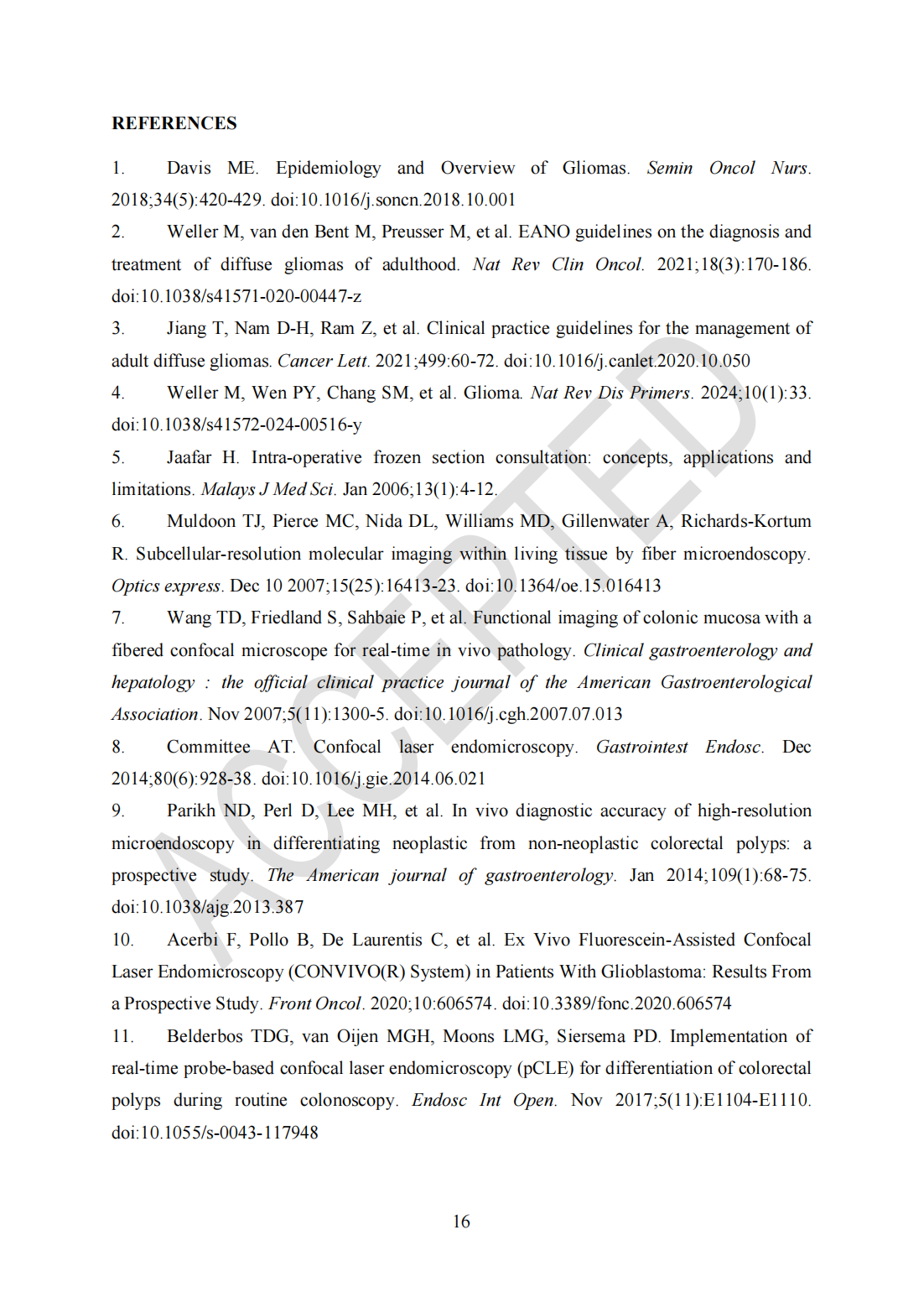 Roving histological imaging for navigation-confirmed glioma negative margin by handheld endomicroscopy: a parallel controlled study(圖16)